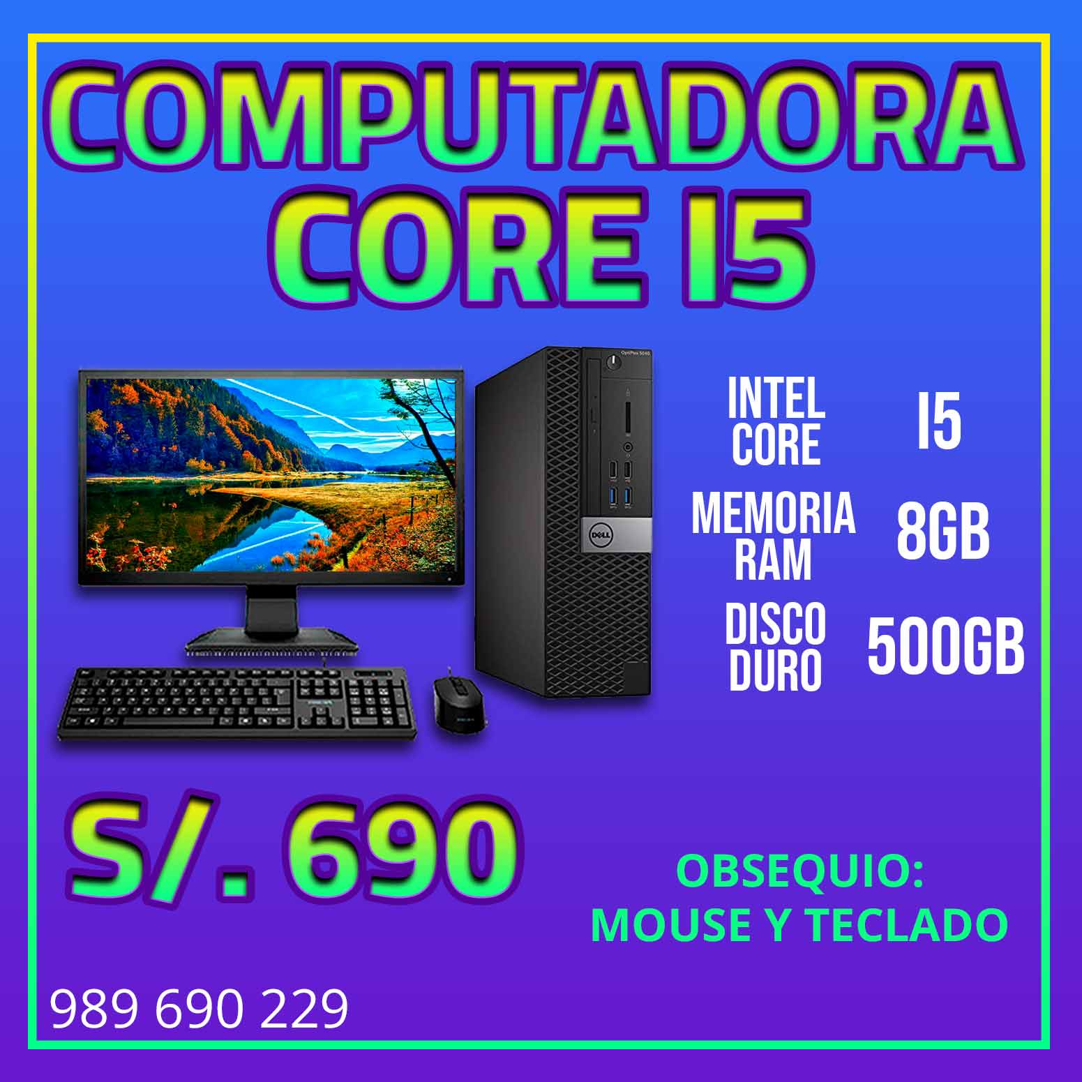 COMPUTADORA DELL CORE I5 EN OFERTA